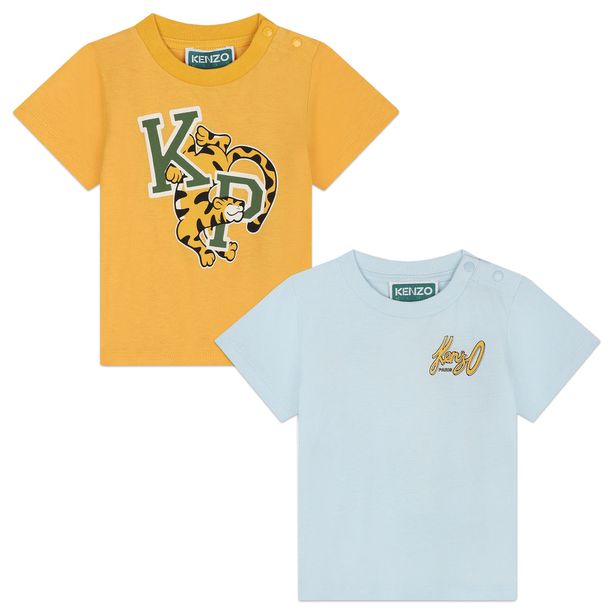 Kenzo  T-Shirt 2 Pack Blue-Orange