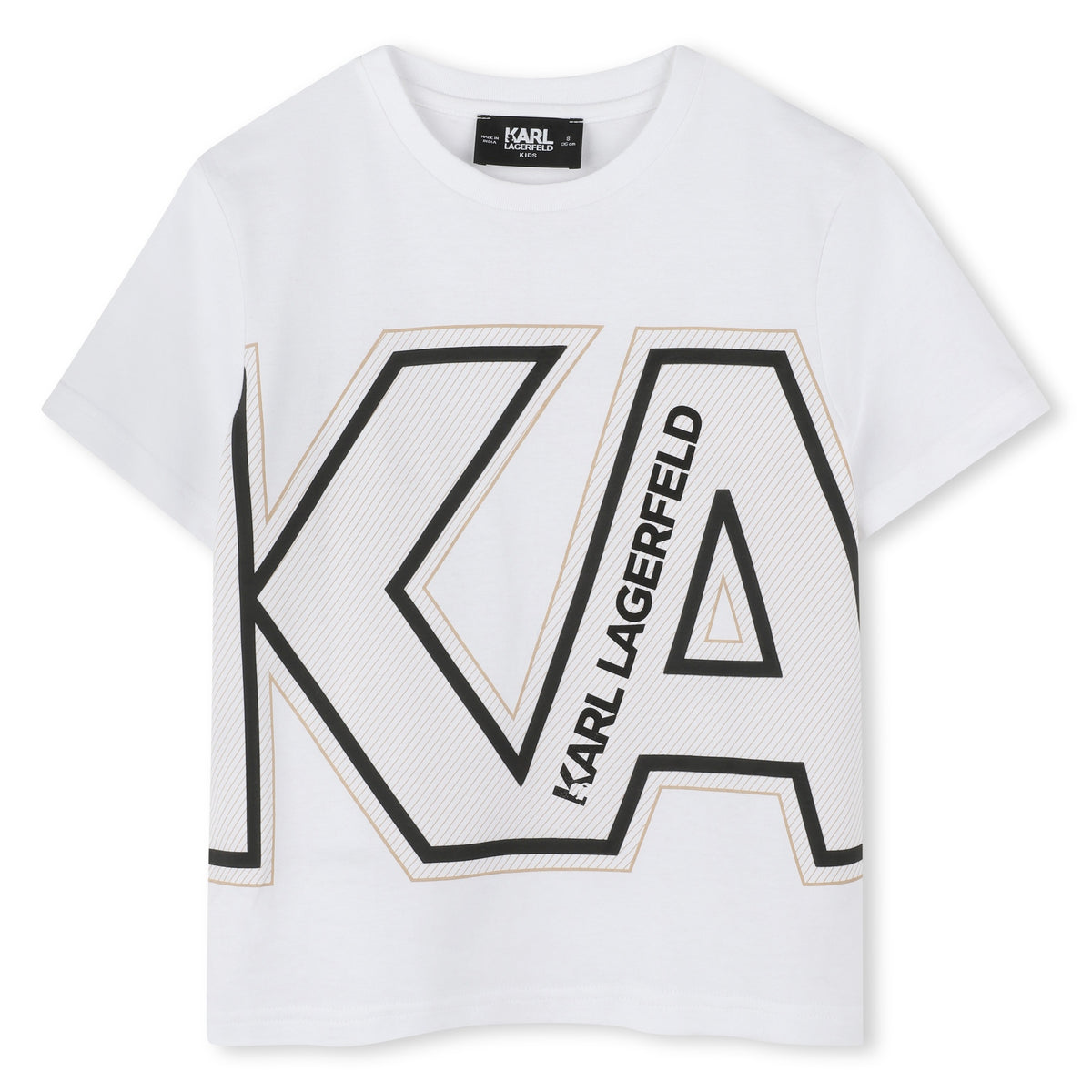 Karl Lagerfeld Tshirt Bold Logo White