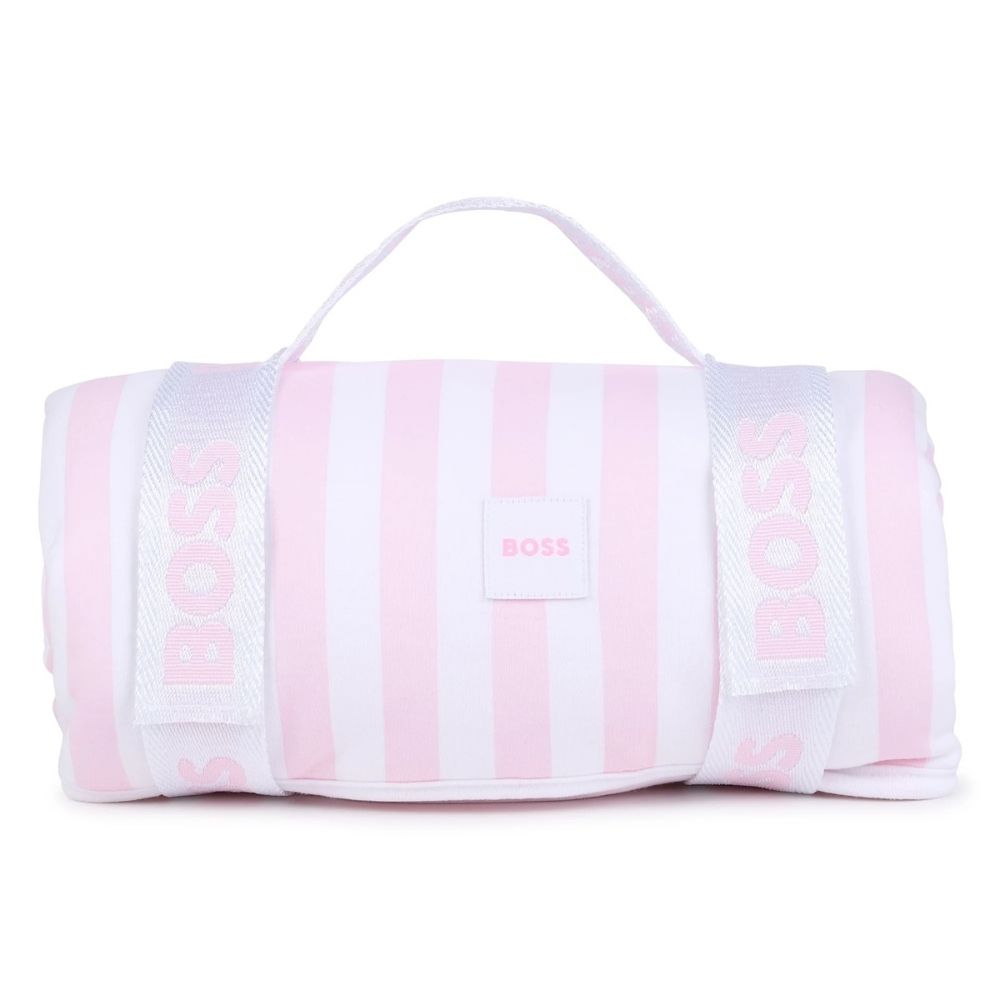 Boss Bag Duffel Pink-White