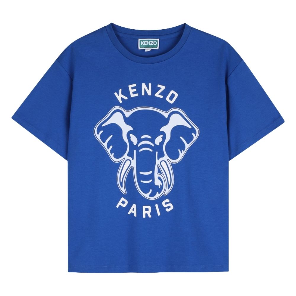 Kenzo Tshirt Logo Blue