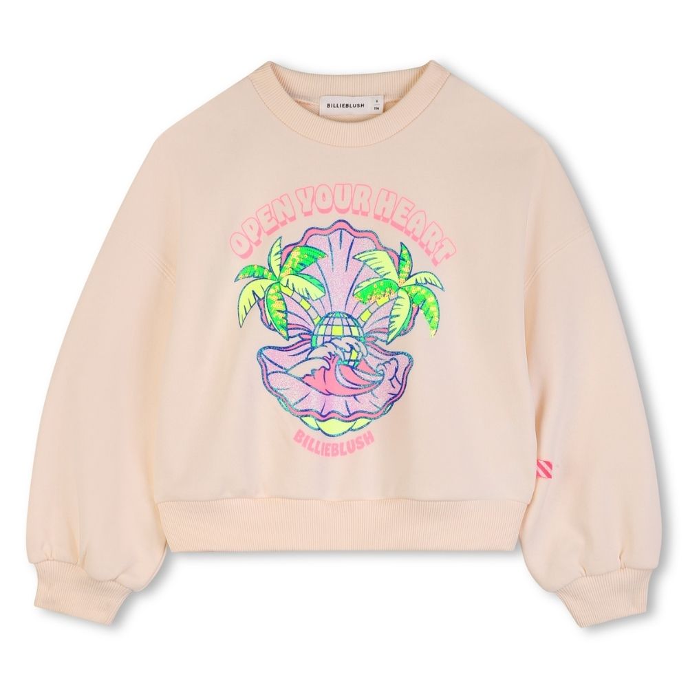 Billieblush Sweater Pearl Shell Beige