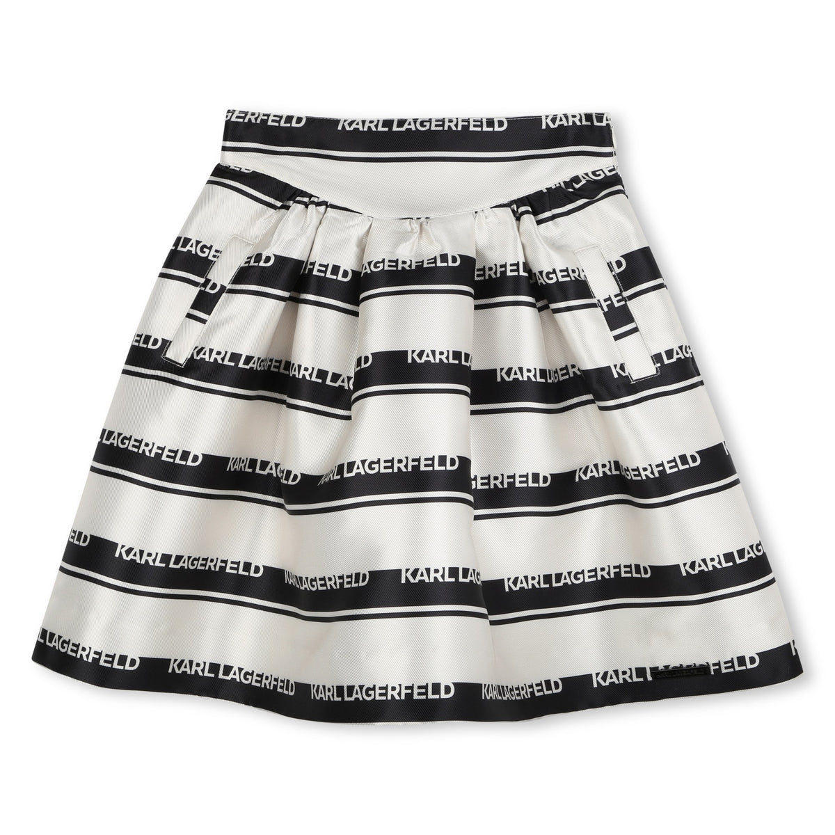 Karl Lagerfeld Skirt Ceremony White Black