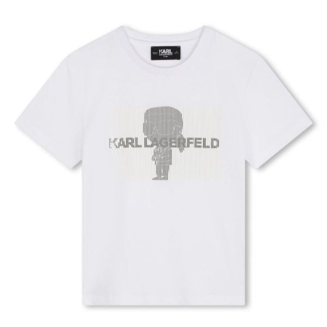 Karl Lagerfeld Tshirt Logo White