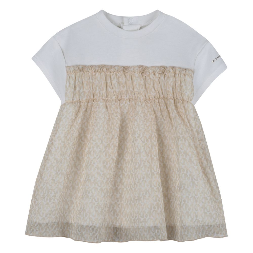 Michael Kors Dress Frill Off White