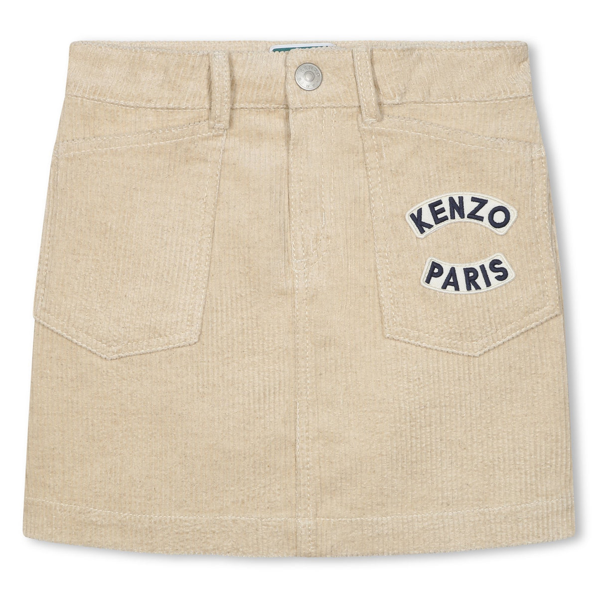 Kenzo Skirt Poket Logo Ivory