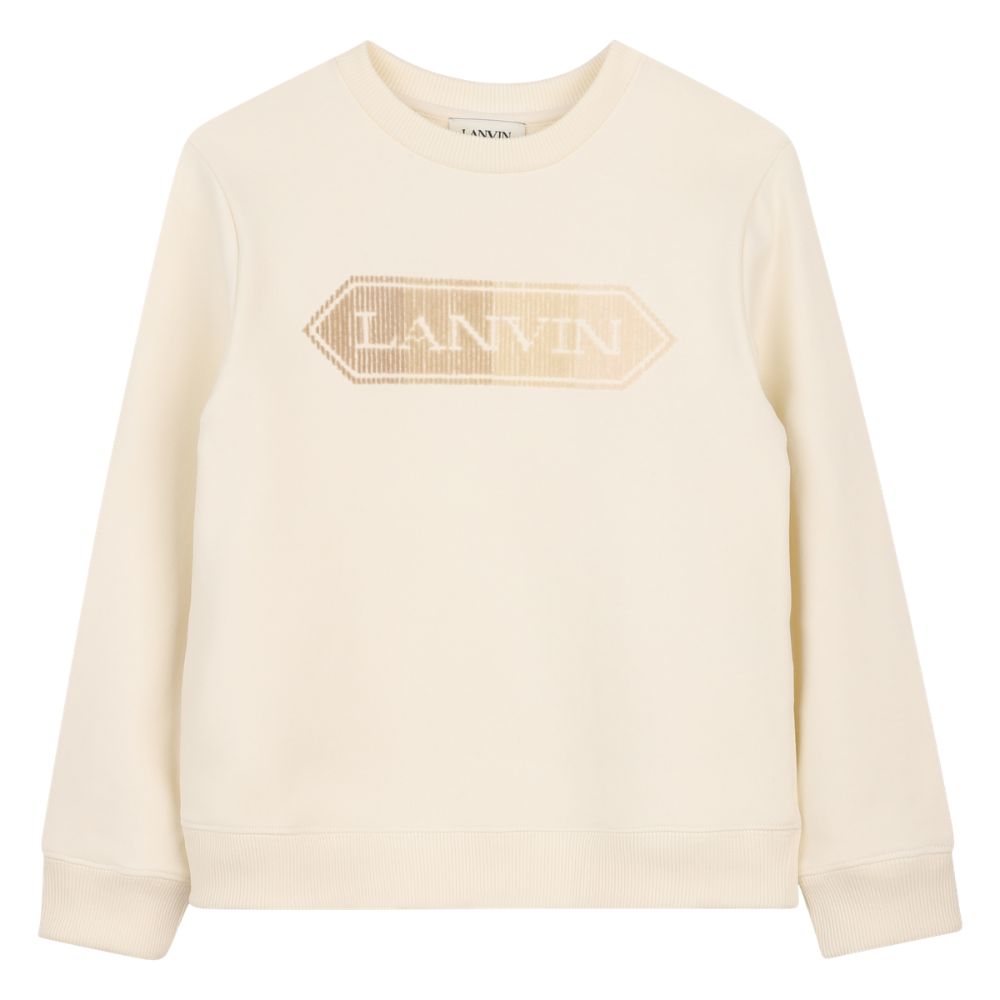 Lanvin Sweater Logo Cream