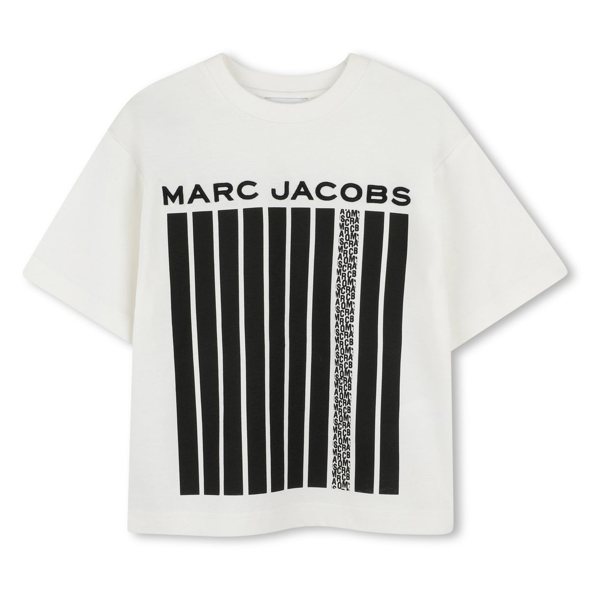 Marc Jacobs T-Shirt Barcode Logo Ivory