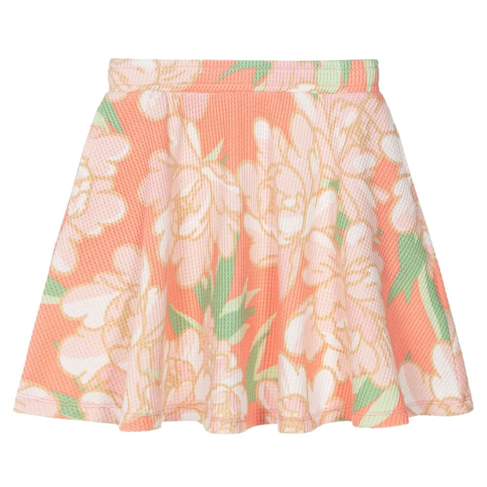 Kenzo Skirt Flair Floral Peach