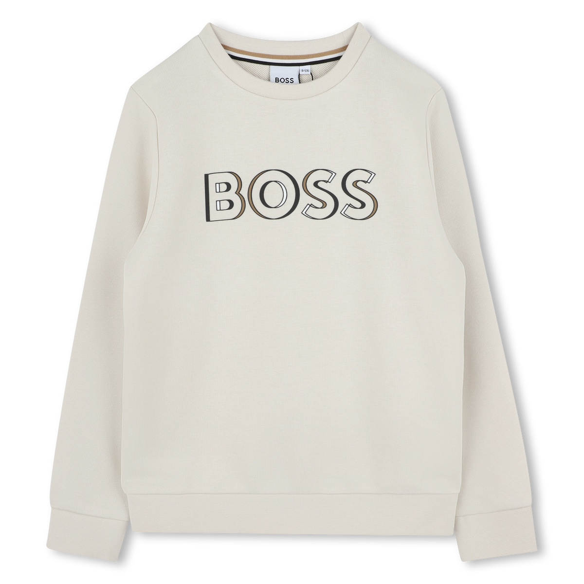 Boss Sweater Logo Sand