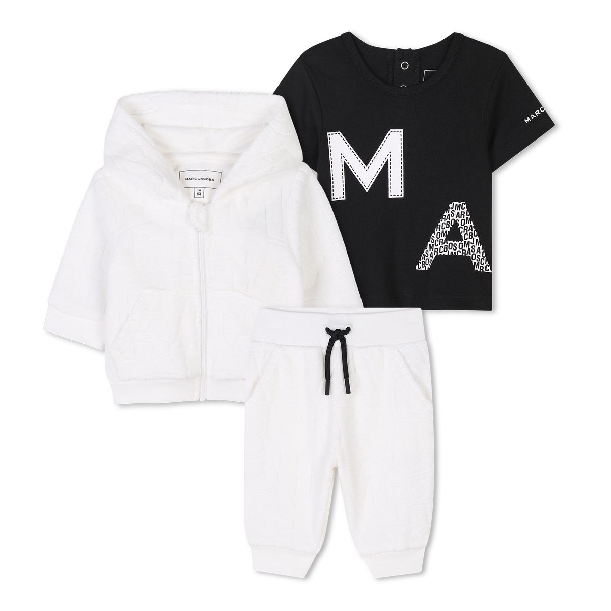 Marc Jacobs Set Pants/Sweater And T-Shirt Ivory