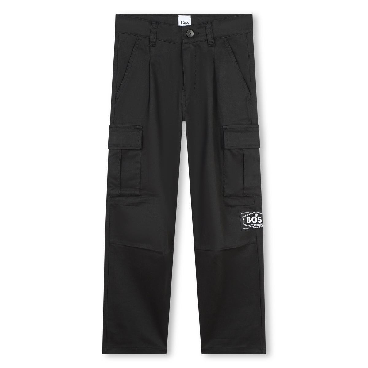 Boss Cargo Pants Logo Black