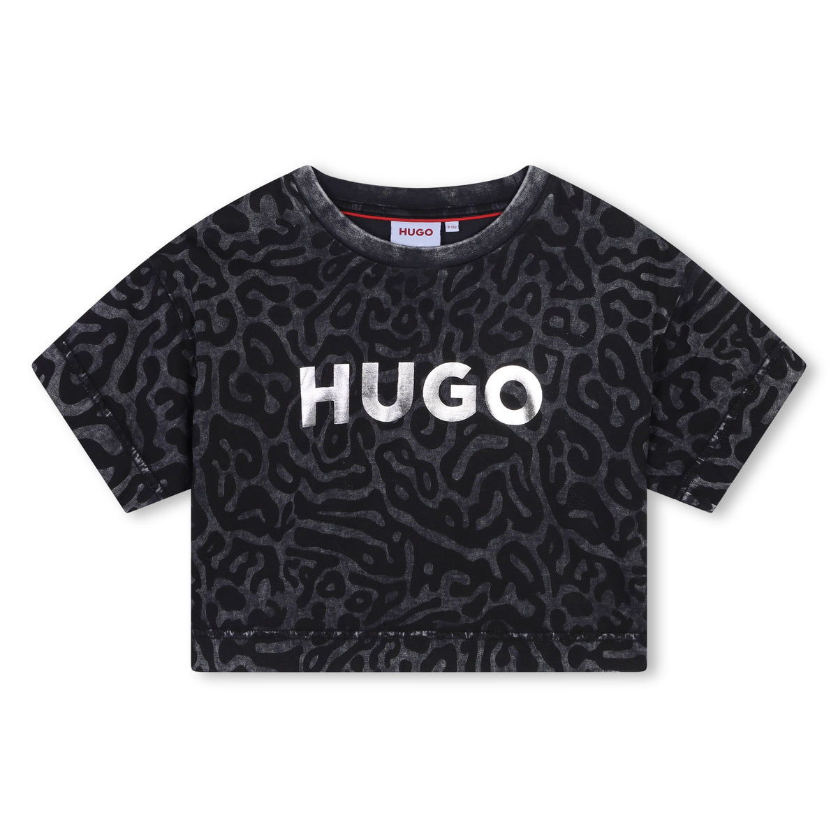 Hugo T-Shirt Logo Pattern Black-White