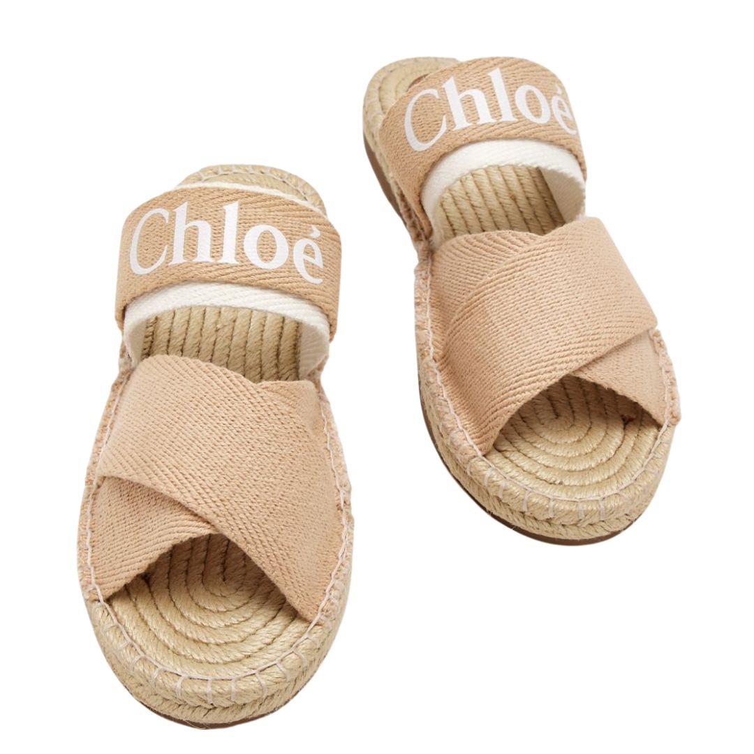 Chloe Sandal Logo Stone