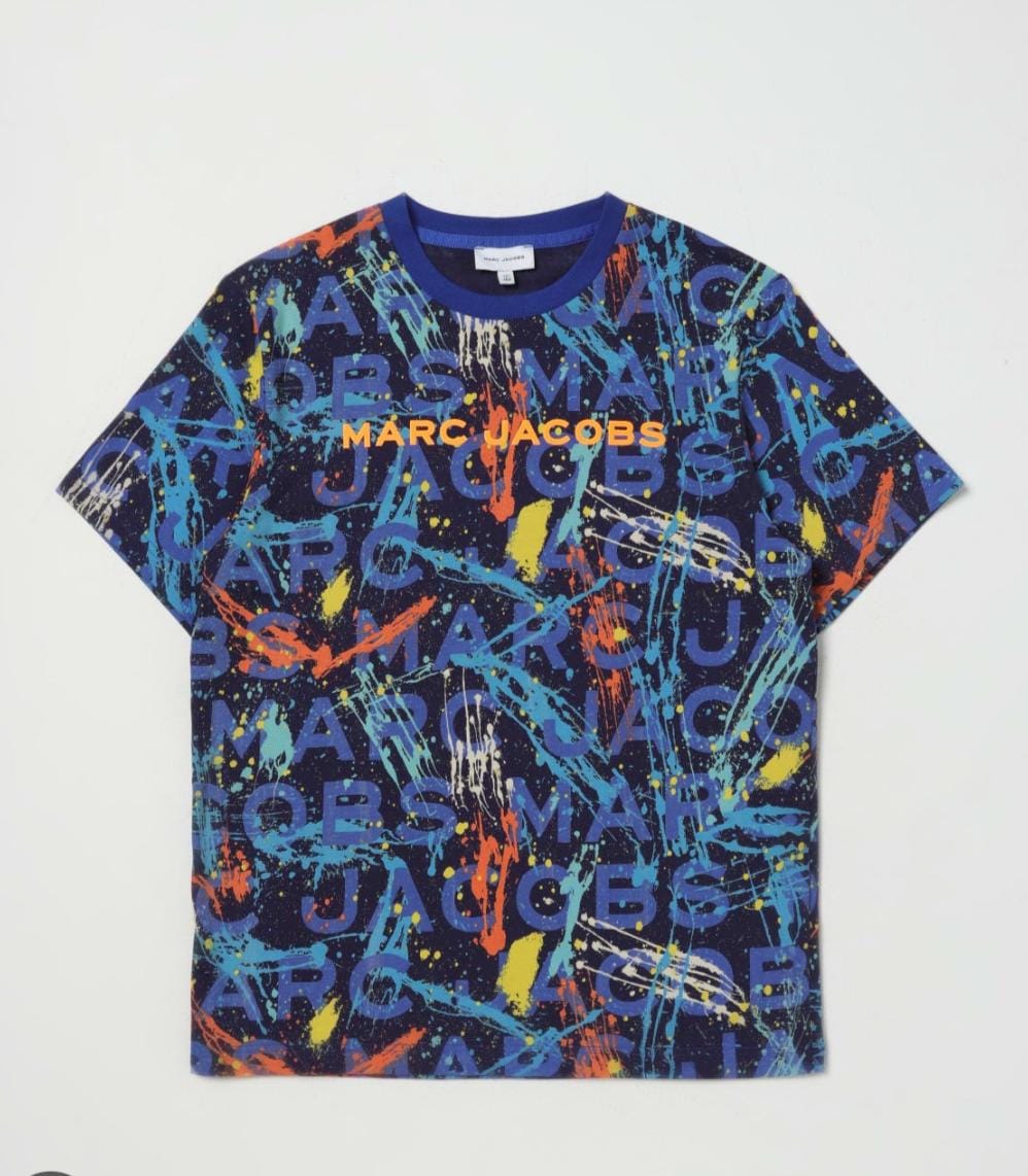 Marc Jacobs Paint Splash Tshirt Blue