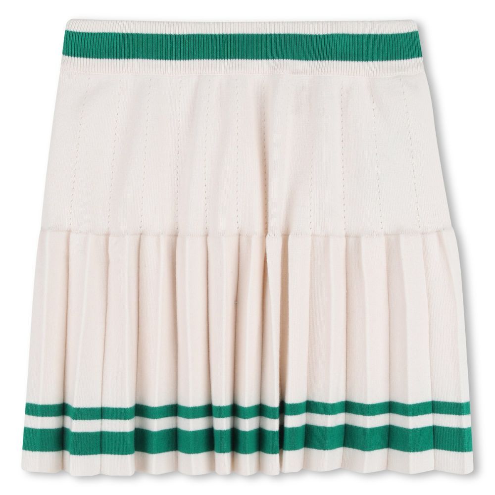 Kids Around Skirt Pleats Whiteteal