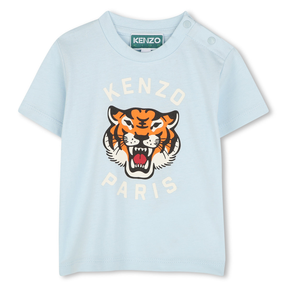 Kenzo Tshirt Tiger Logo Blue