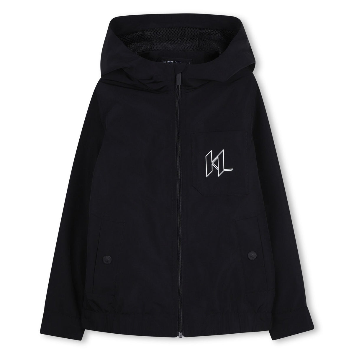 Karl Lagerfeld Sweater Logo Hoodie Black
