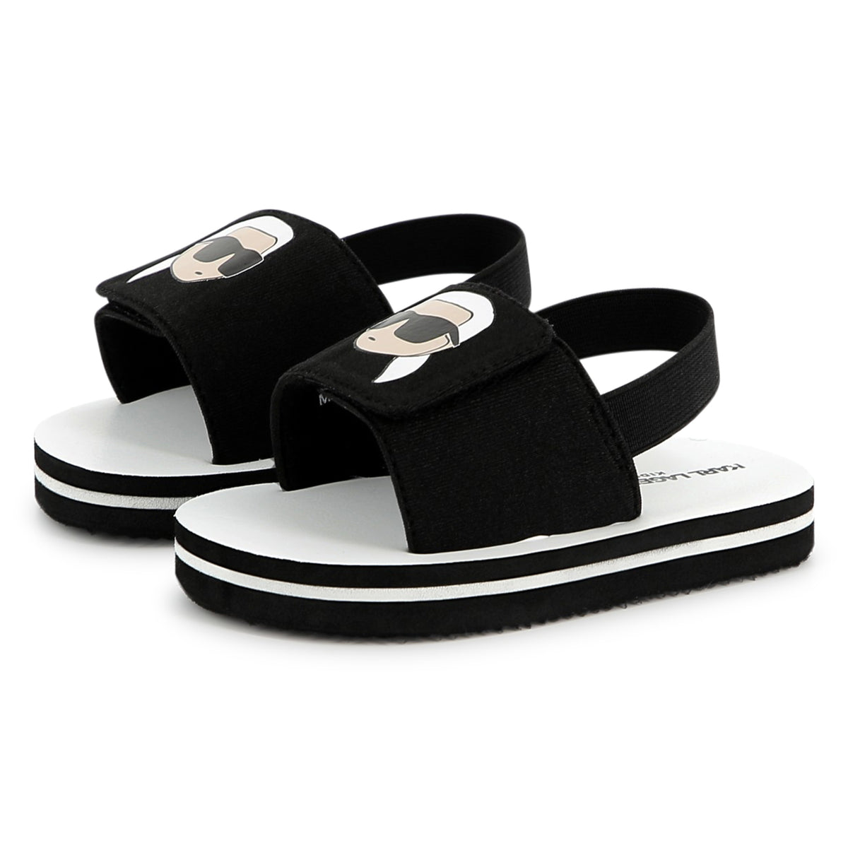 Karl Lagerfeld Sandals Kls Ikonic Logo Black
