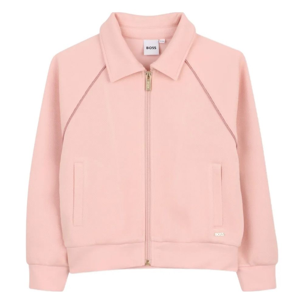 Boss Cardigan Full Zip Rose Petal