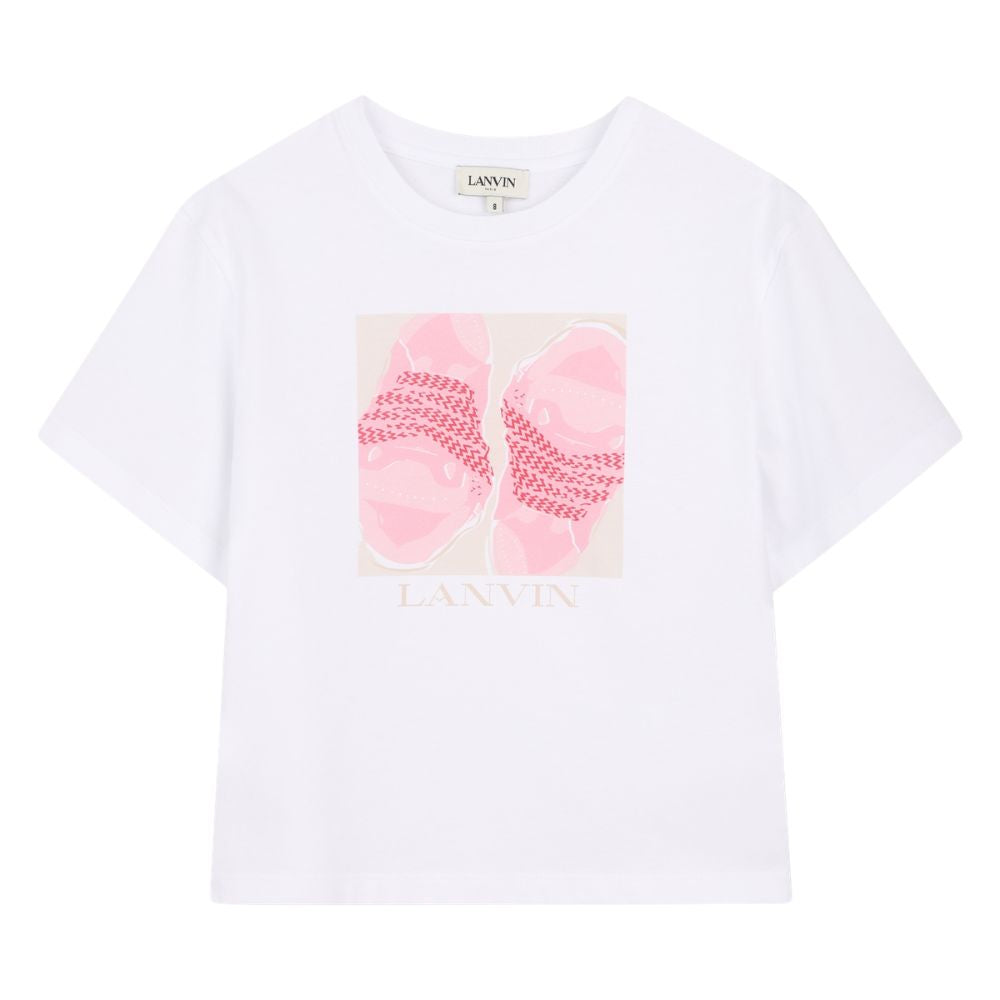 Lanvin Tshirt Graphic Print White