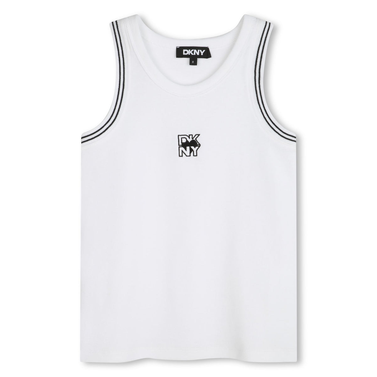Dkny Tshirt Sleeveless Tank Logo White