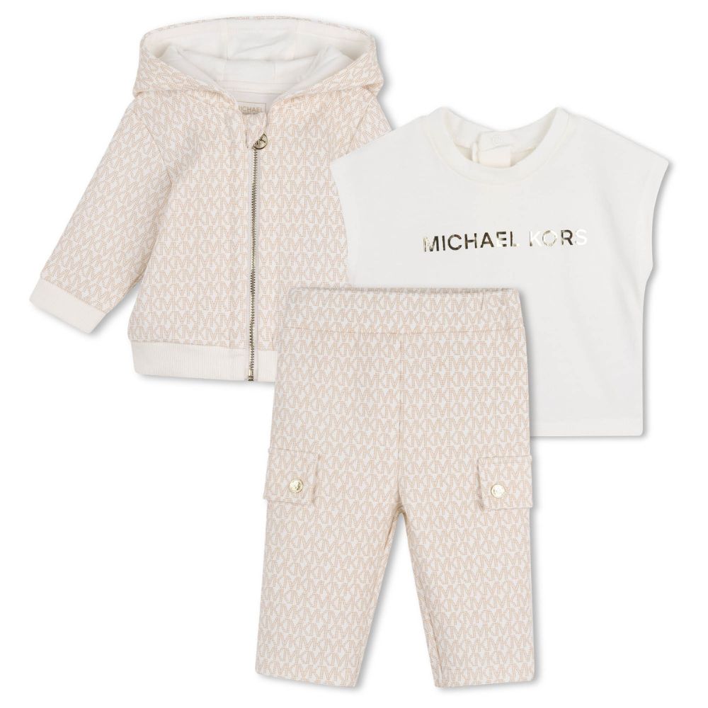 Michael Kors Set Jacket+Top+Pants Beige
