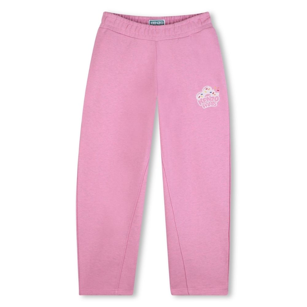 Kenzo Track Pants Logo Deep Pink