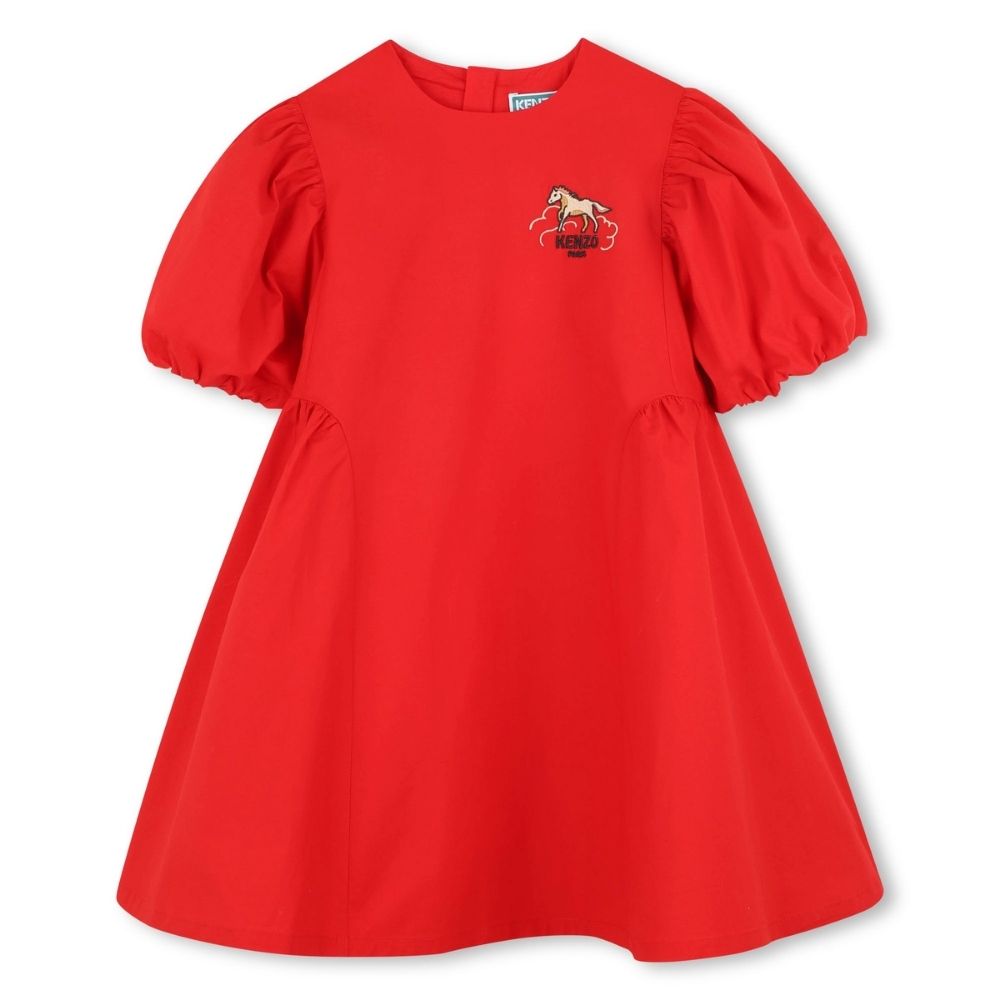 Kenzo Dress Logo Red