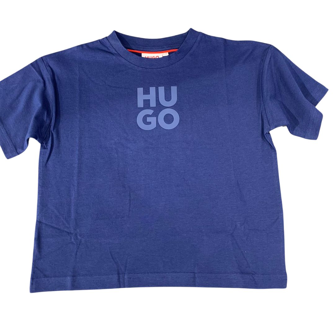 Hugo T-Shirt Varsity Logo Blue