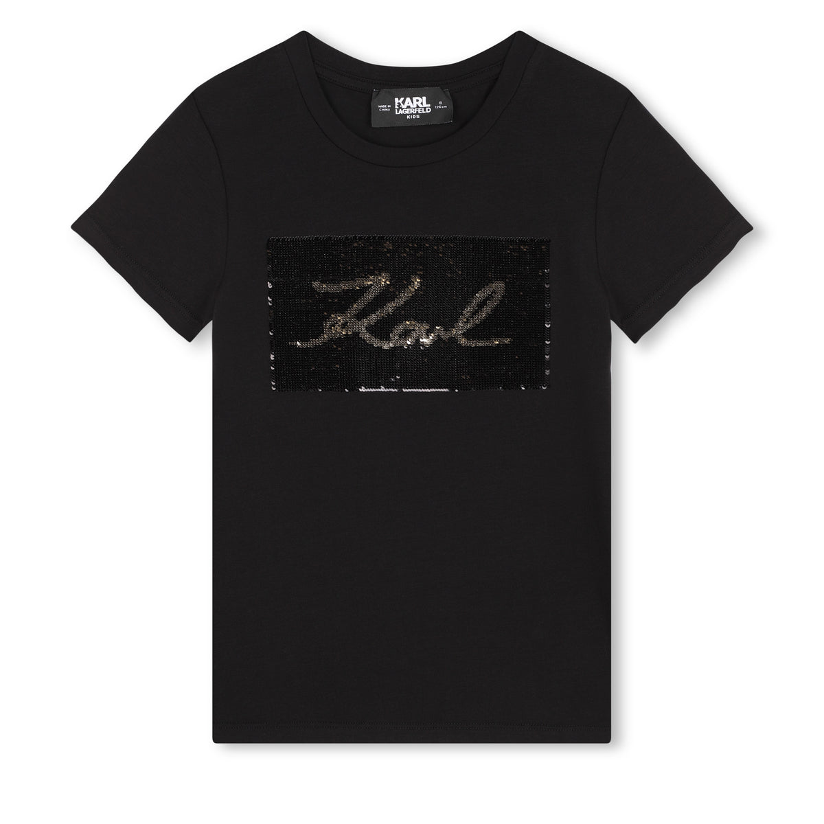 Karl Lagerfeld T-Shirt Midnight Paris Black