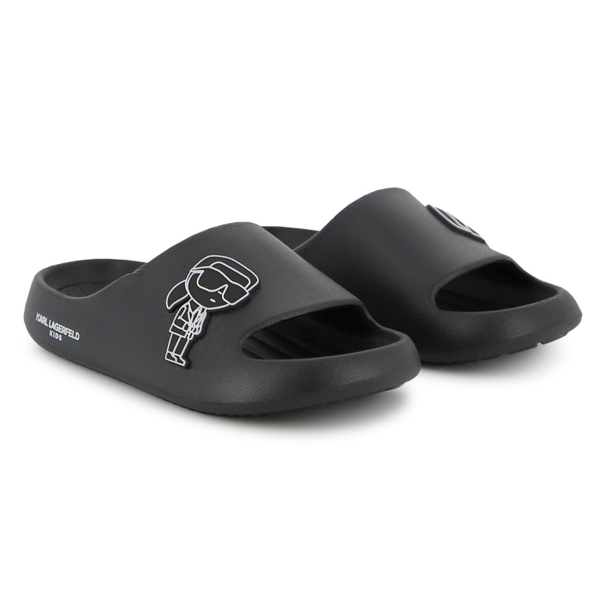Karl Lagerfeld Slides Logo Black