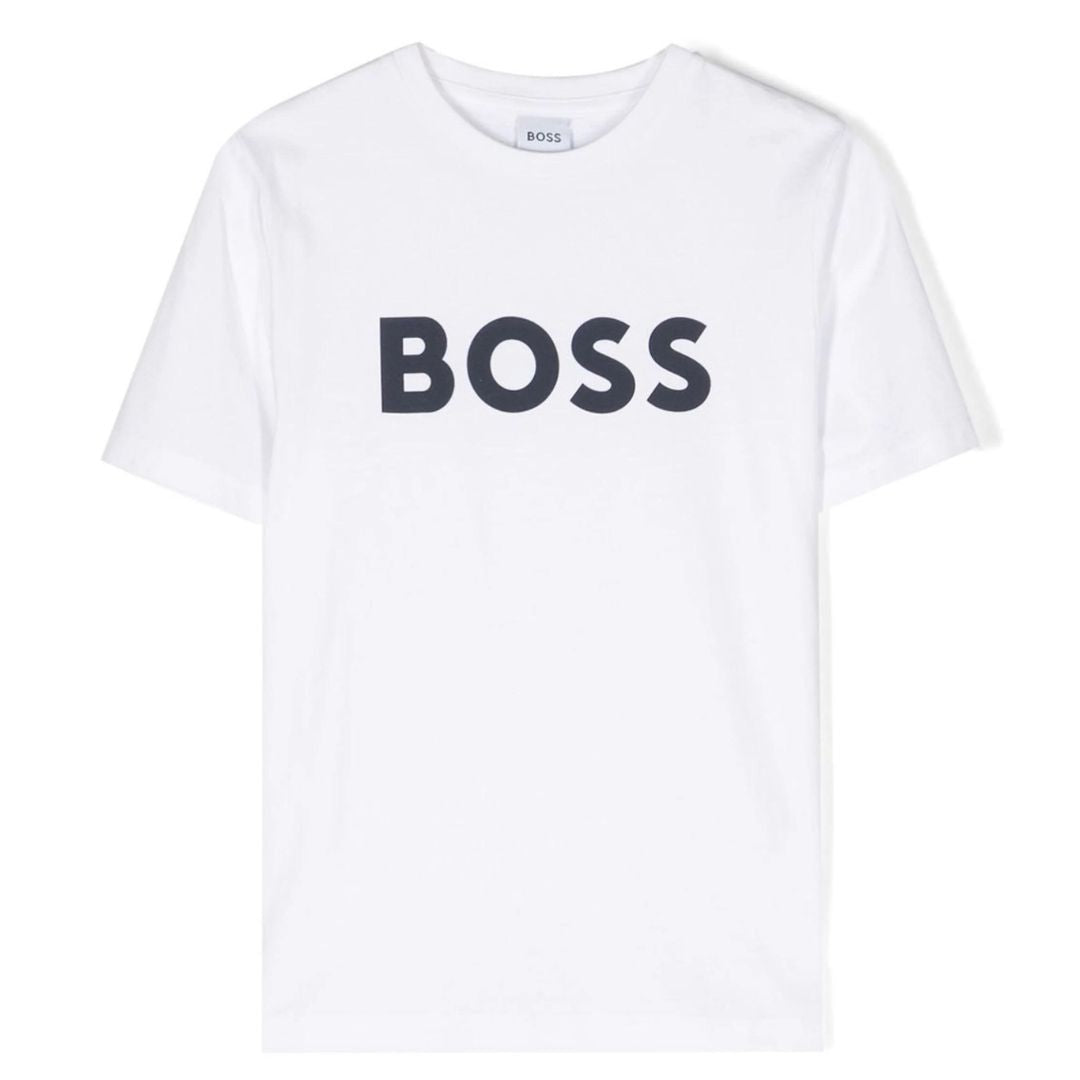 Boss  T-Shirt Logo White