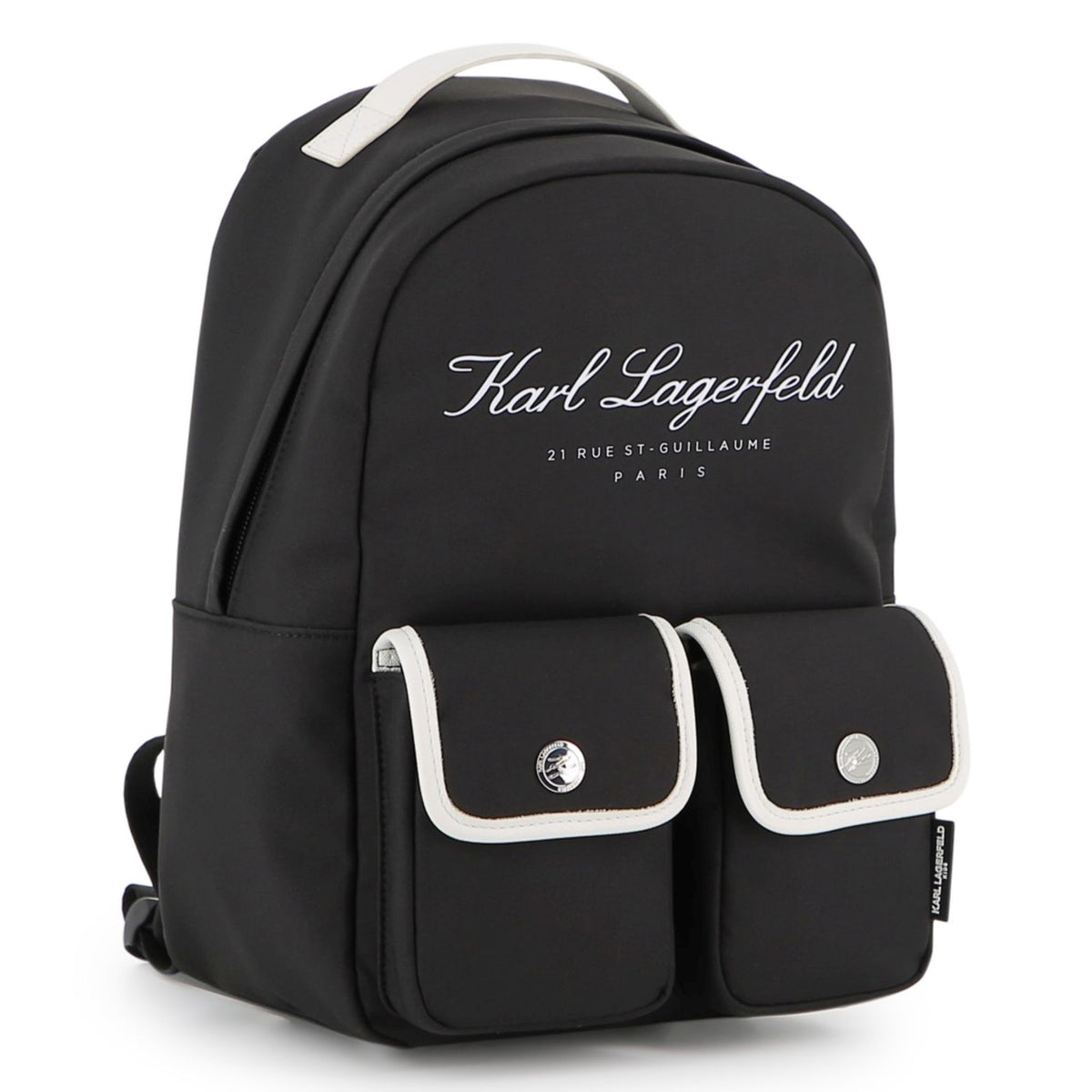Karl Lagerfeld Bag Backpack Signature Logo Blackwhite