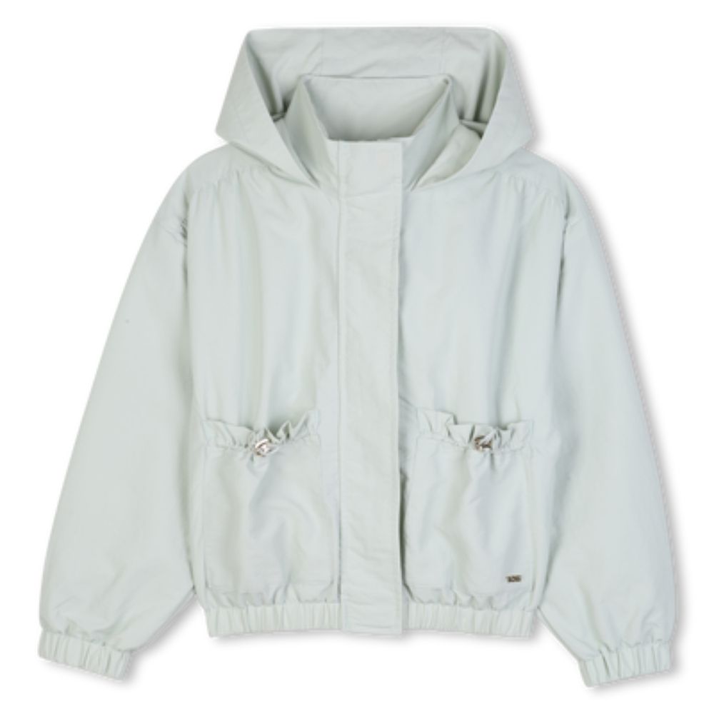 Boss Jacket Hooded Nylon Green