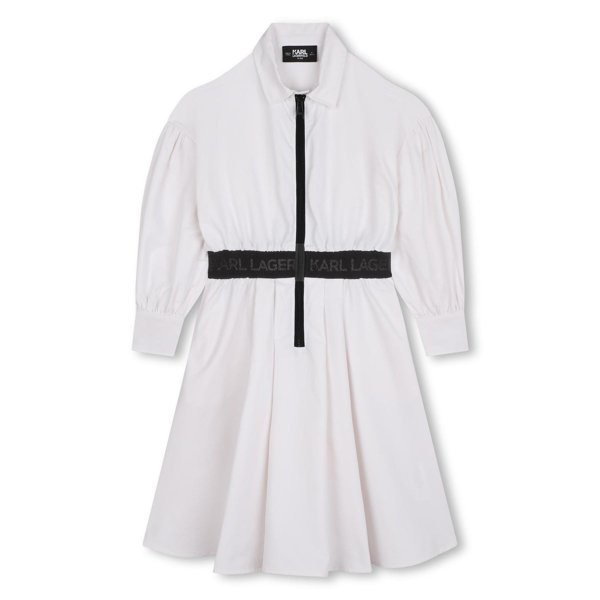 Karl Lagerfeld Dress Midnight Paris White