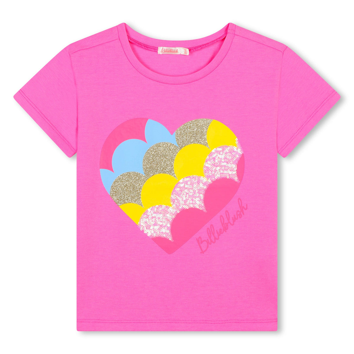 Billieblush T-Shirt Heart Logo Pink