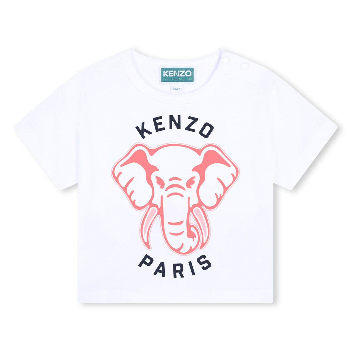 Kenzo T-Shirt Logo Paris White