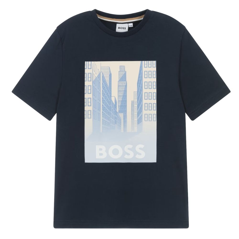 Boss Tshirt Graphic Logo Black