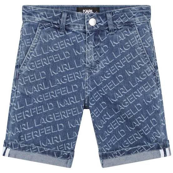 Karl Lagerfeld Shorts All Over Denim