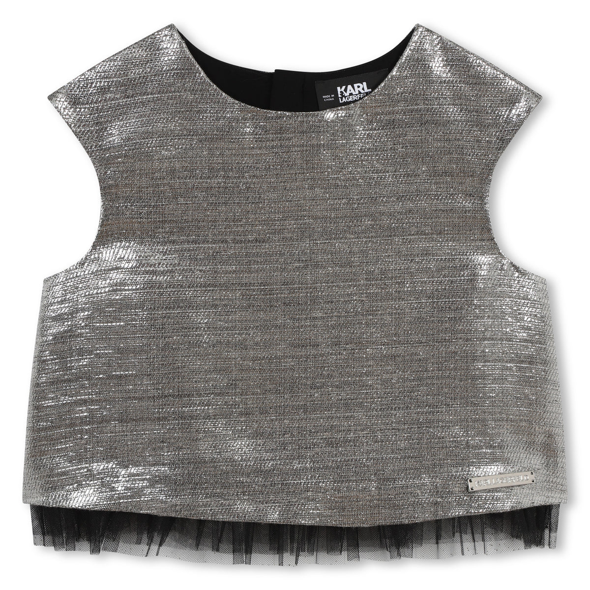 Karl Lagerfeld Tshirt Exception Top Light Grey