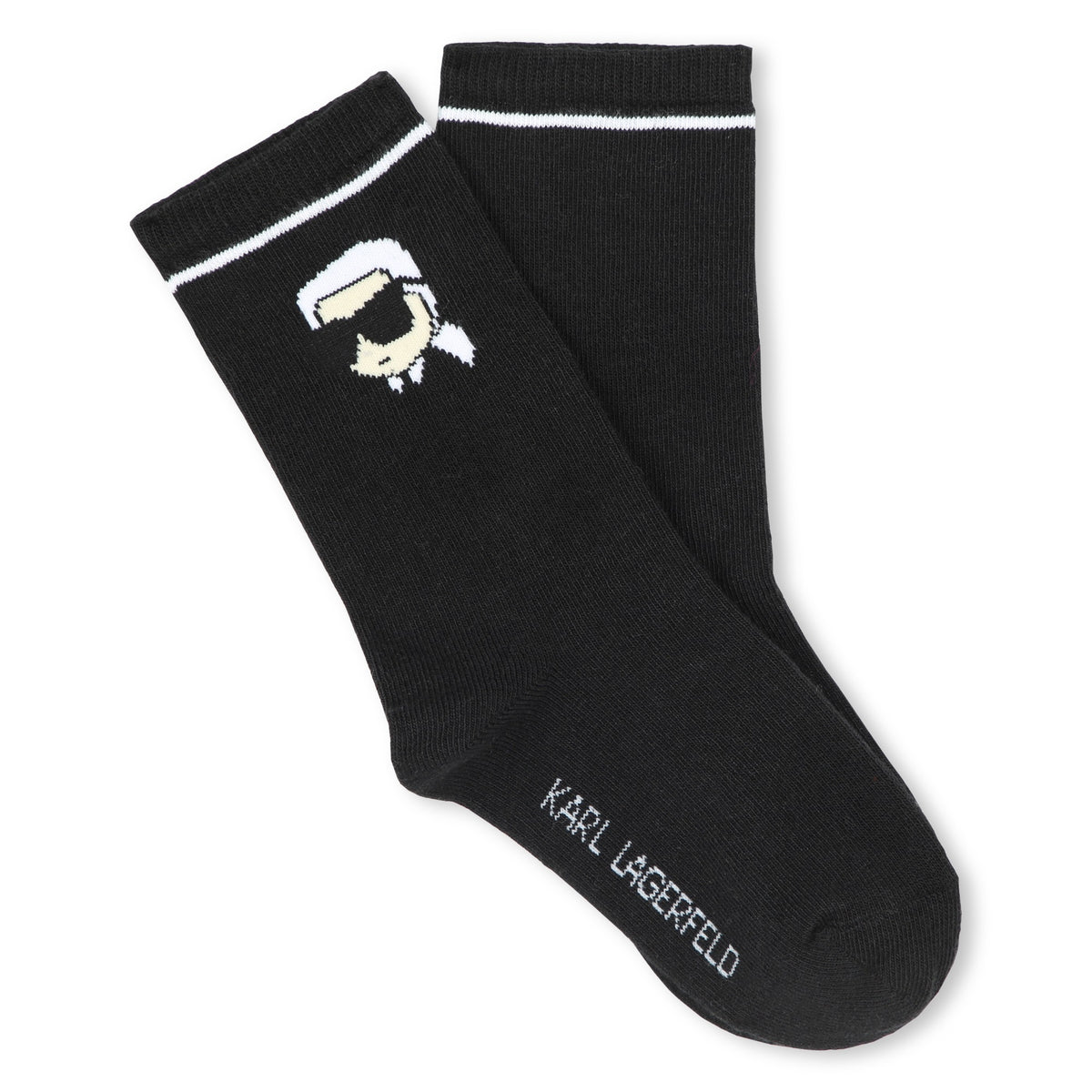 Karl Lagerfeld Socks Logo Black