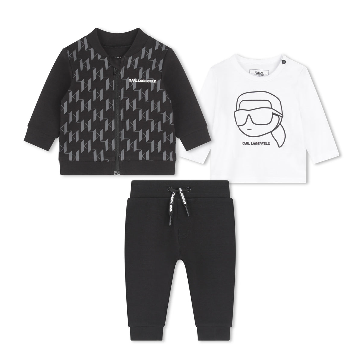 Karl Lagerfeld Sets/Outfits Monogram Black