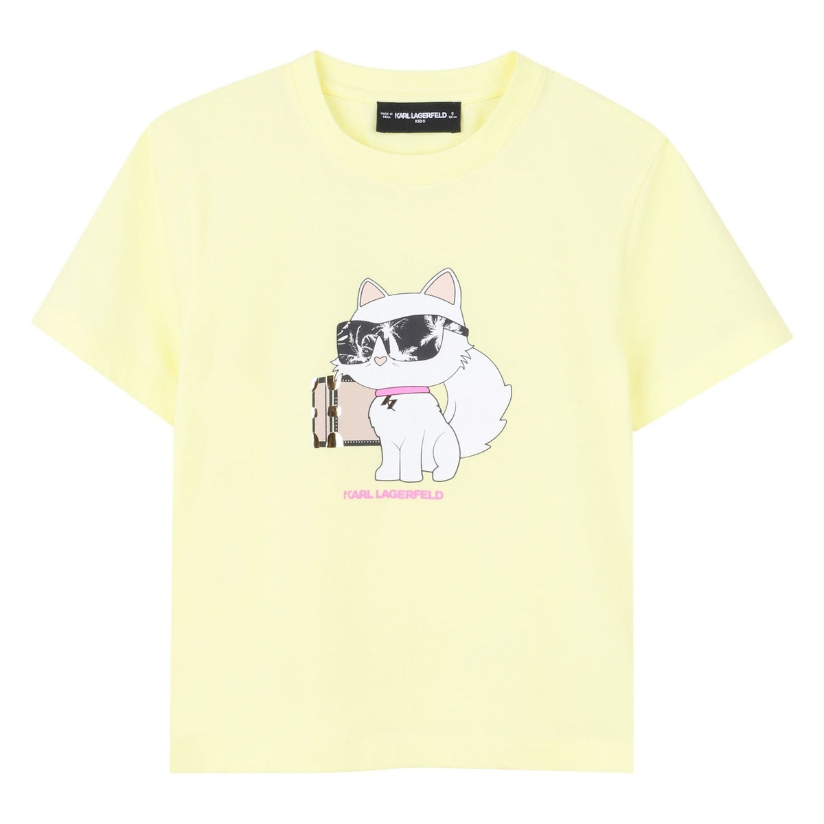 Karl Lagerfeld Tshirt Choupette Yellow