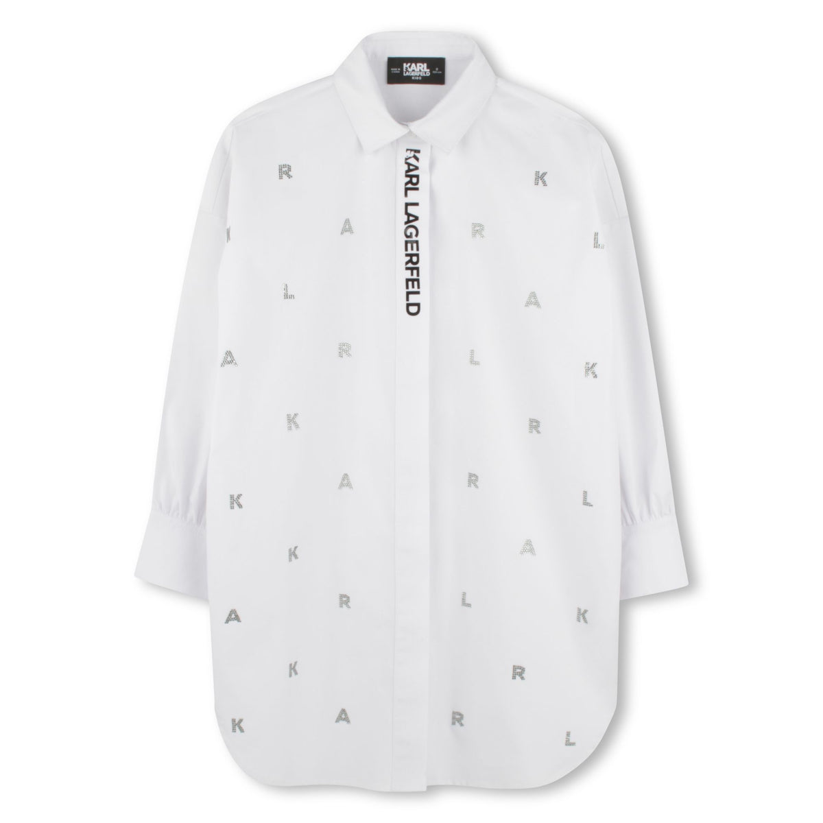 Karl Lagerfeld Dress Multi Logo White