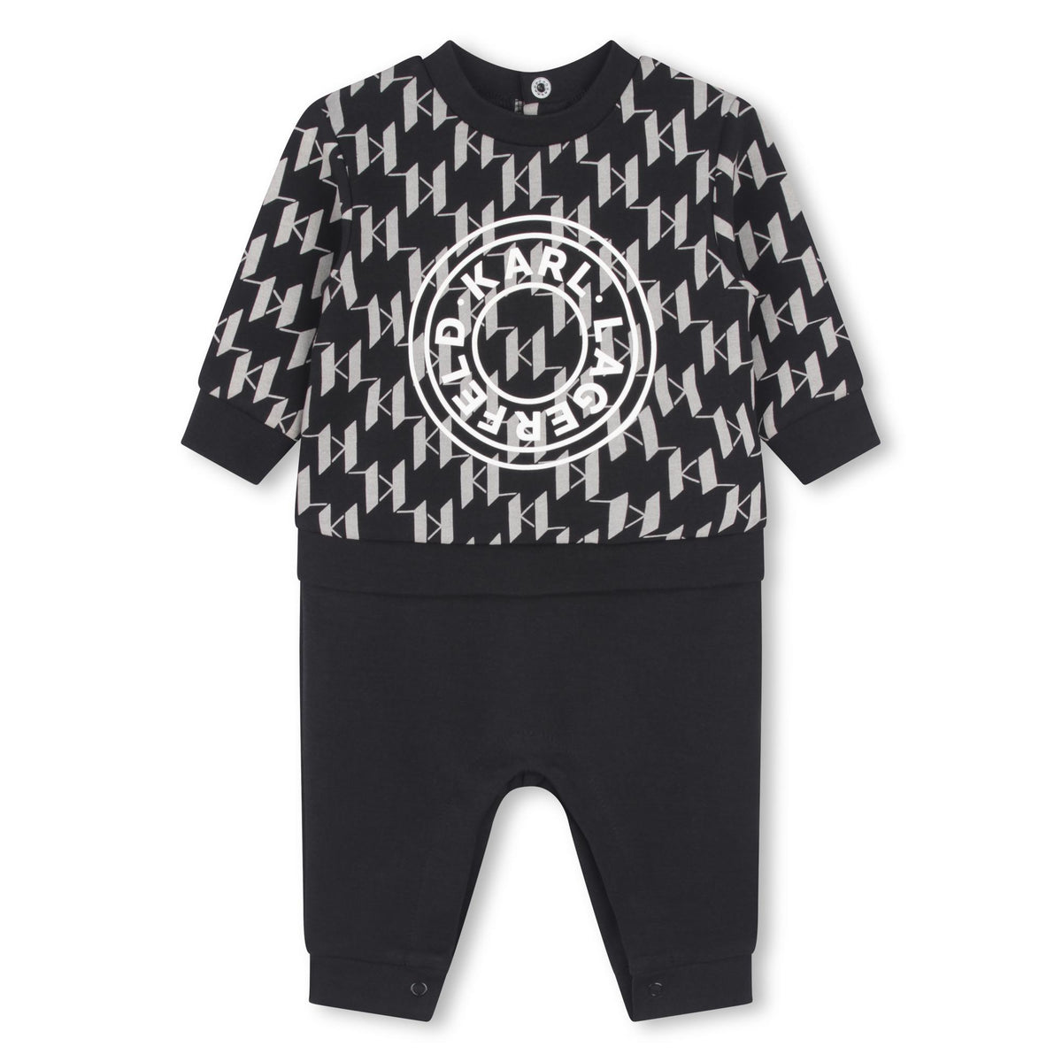 Karl Lagerfeld  Romper Logo Blackwhite
