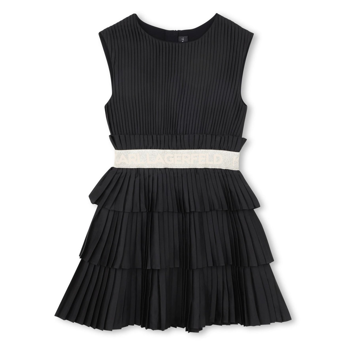 Karl Lagerfeld Dress Frill Black