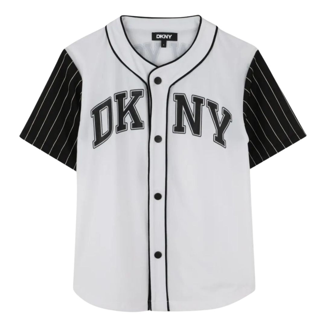 Dkny Tshirt Baseball Logo Whiteblack