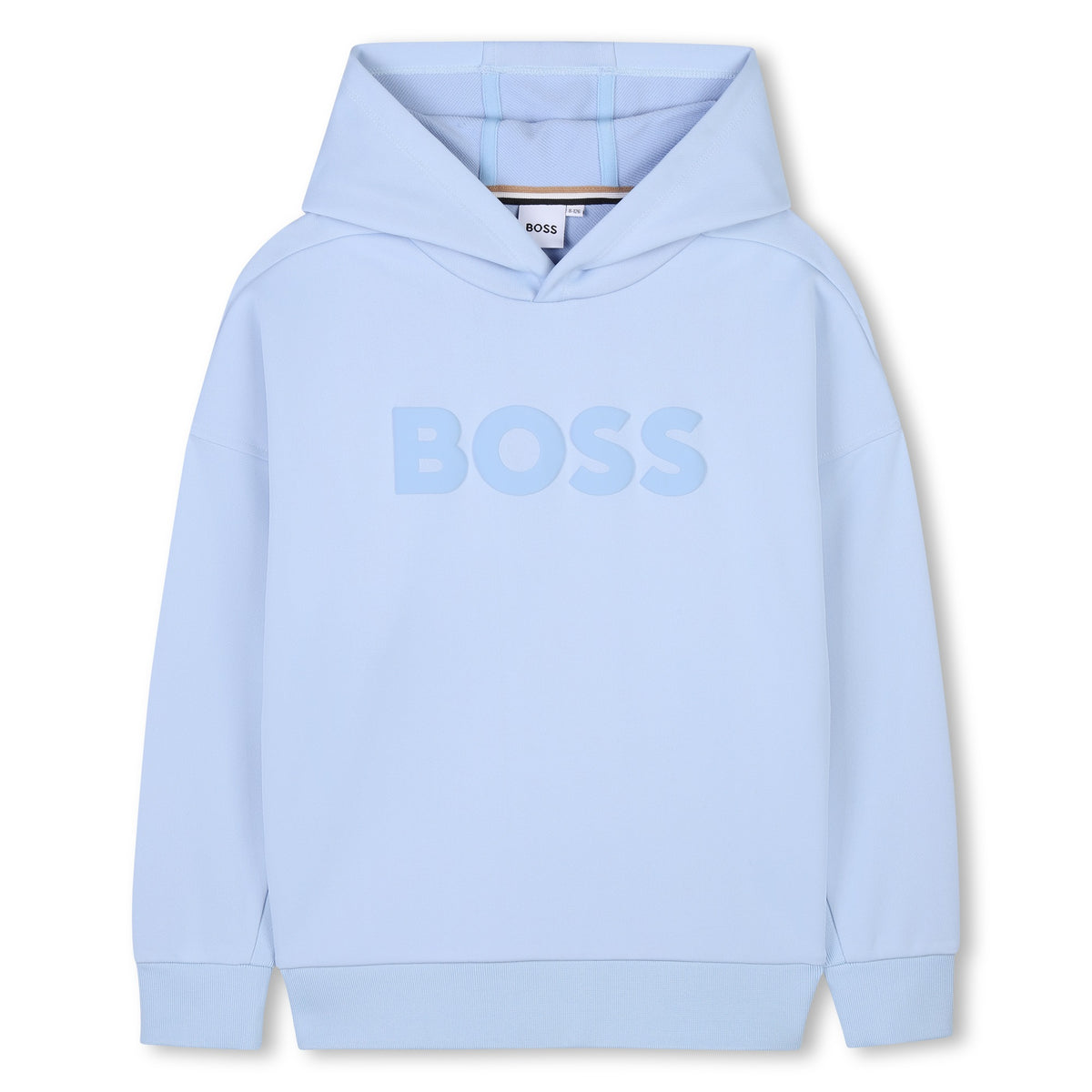 Boss Sweater Hooded Logo Blue