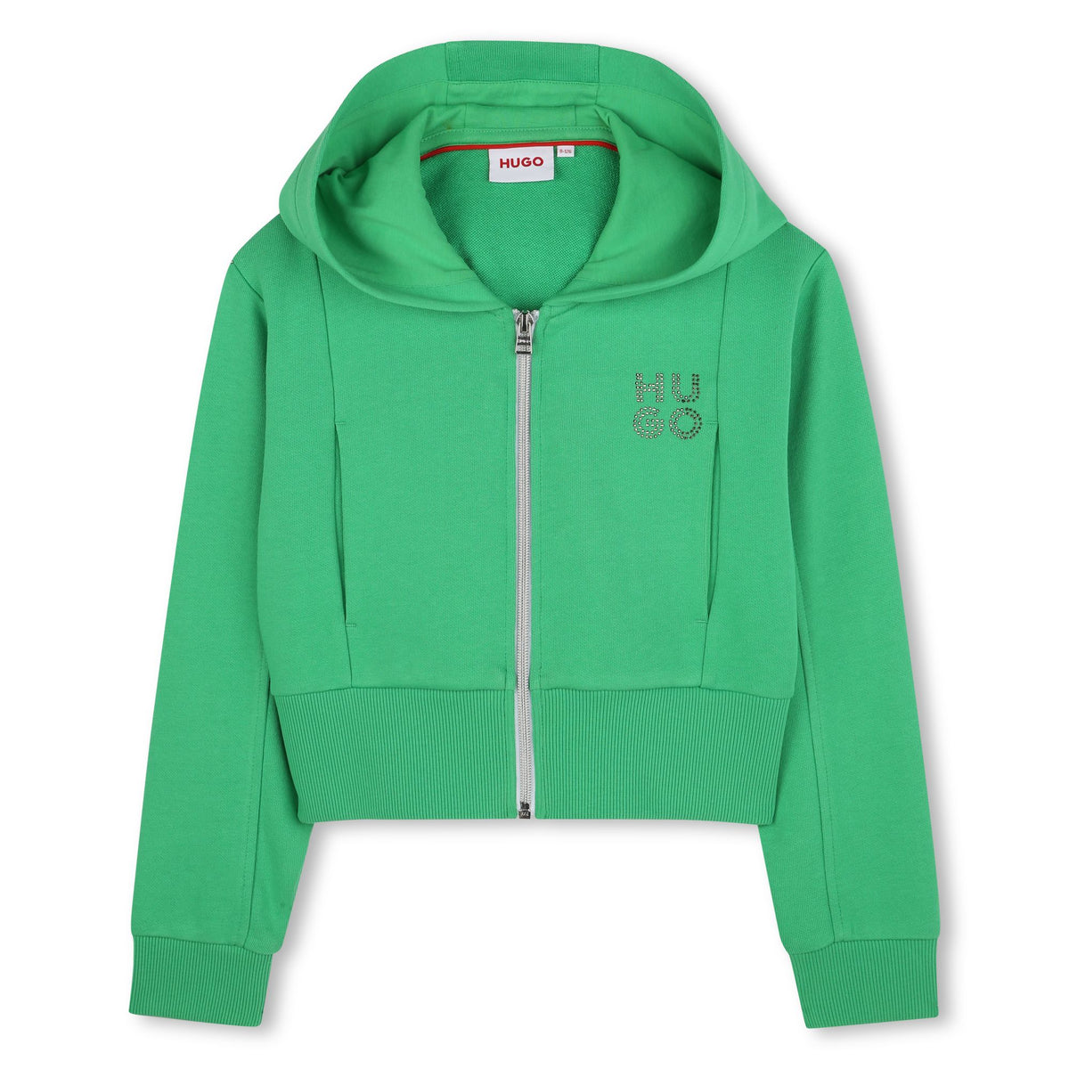 Hugo Jacket Zipper Logo Green