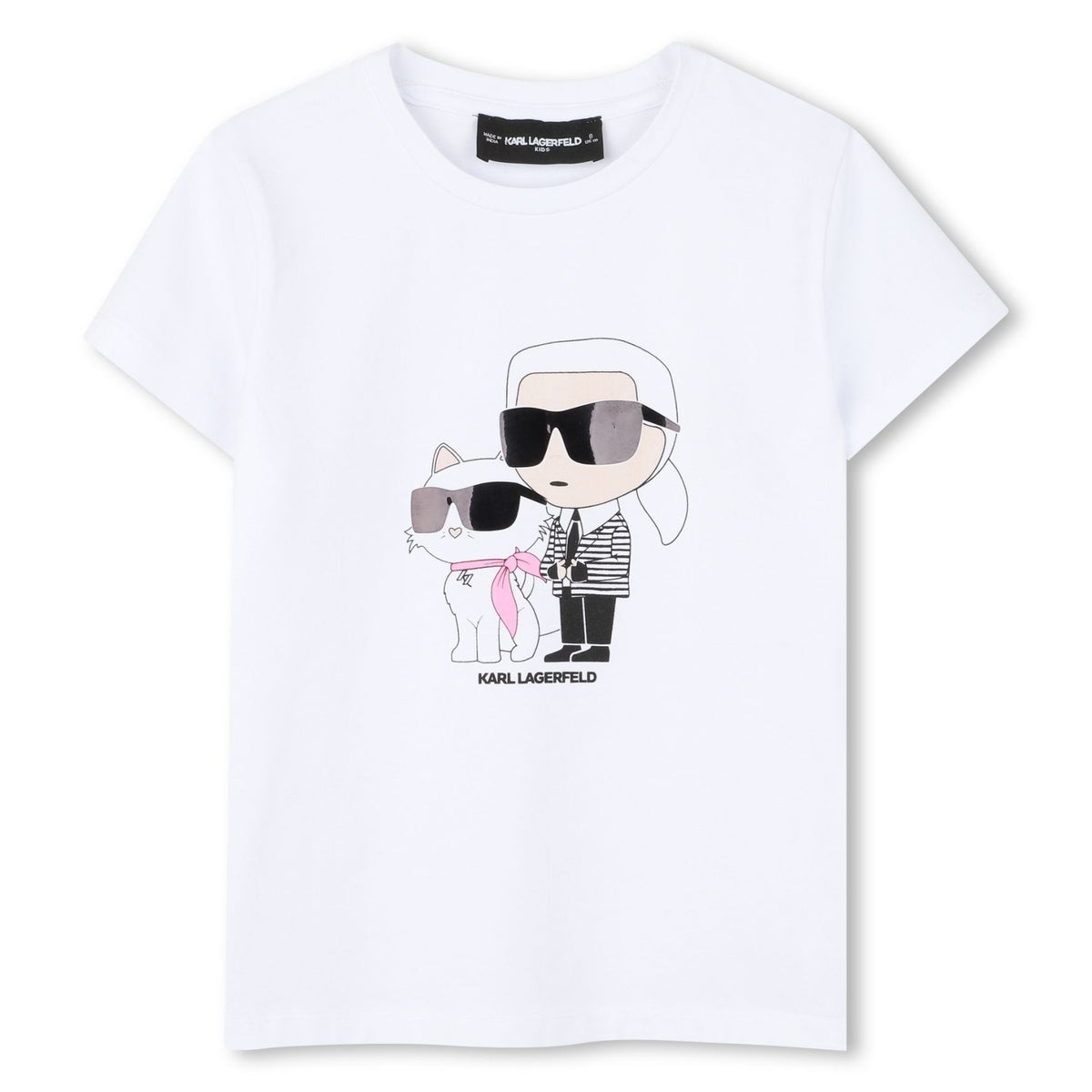 Karl Lagerfeld Tshirt Ikonic Duo White